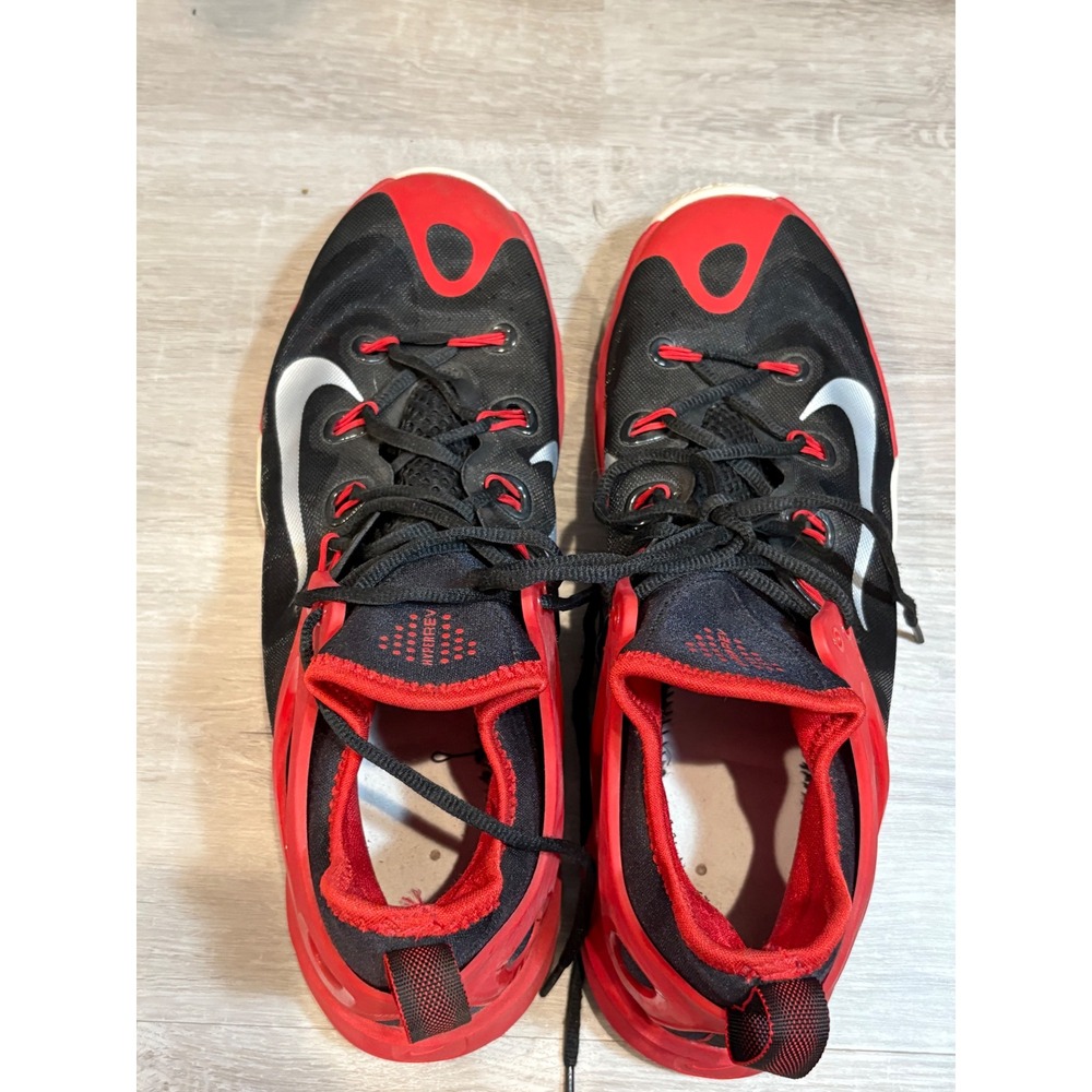 Nike Hyperrev‎ Basketball Shoes Performance Athletic Black Red Size 10 - Picture 4 of 9